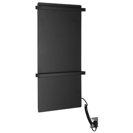 Sapho, ELMIS Elektrický sušák ručníků 400x800mm, 120W, hliník, antracit, EB430