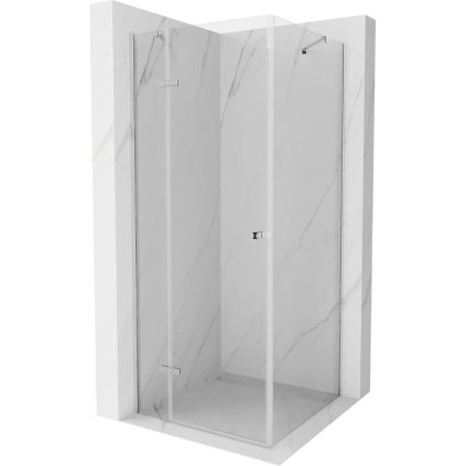 49873 1 mexen roma sprchovaci kut 70 dvere x 70 stena cm 6mm cire sklo chromovy profil 854 070 070 01 00