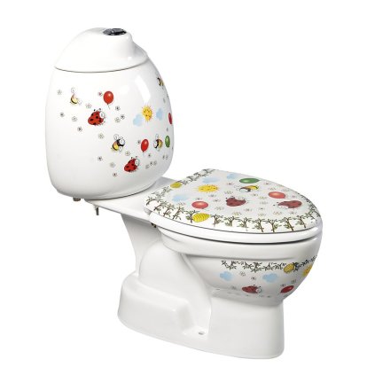 Sapho, KID dětské WC kombi vč.nádržky, spodní odpad, barevný potisk, CK301.400.0F