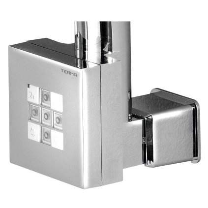 Sapho, KTX topná tyč s termostatem s krytem pro kabel, 800 W, chrom, KTX-CW-800