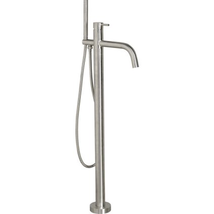 Sapho, MINIMAL vanová baterie s připojením do podlahy, nerez, MI021