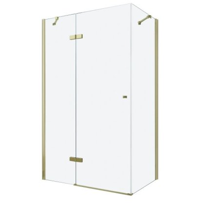 50320 4 mexen roma sprchovaci kut 100x80cm 6mm sklo zlaty profil cire sklo 854 100 080 50 00