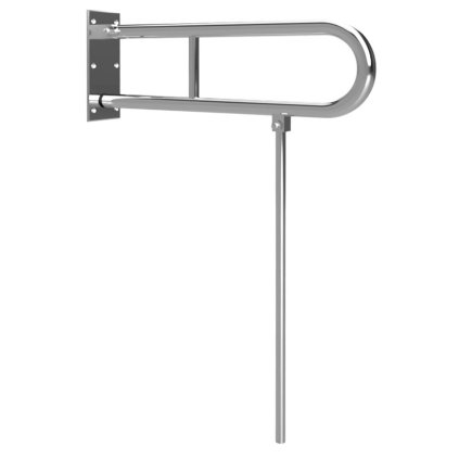 Sapho, Nástěnné madlo levé 810x550mm, bílá, XH521