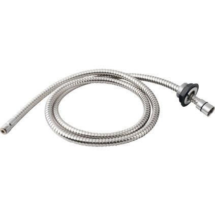 Sapho, Průchodka kulatá pro sprchu na okraj vany včetně hadice, chrom, 1205-04