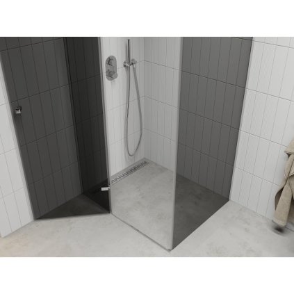 Mexen ROMA sprchový kout 120x90cm, 6mm sklo, chromový profil-šedé sklo, 854-120-090-01-40