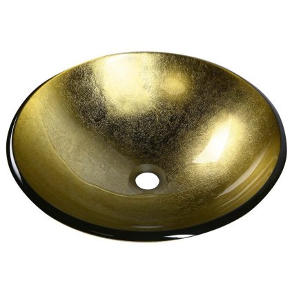 Sapho, SHAY skleněné umyvadlo průměr 42 cm, 2501-22