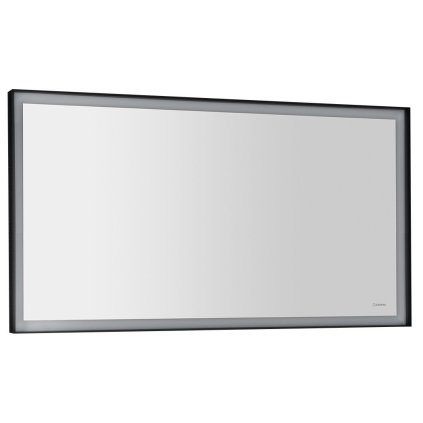 Sapho, SORT LED podsvícené zrcadlo 1200x700mm, černá mat, ST120