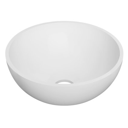 120258 sapho thin gulate umyvadlo 245x110 mm na dosku matna biela wn214
