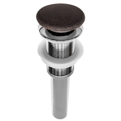 Sapho, Výpusť s betonovou zátkou, černý granit, NDBH7001