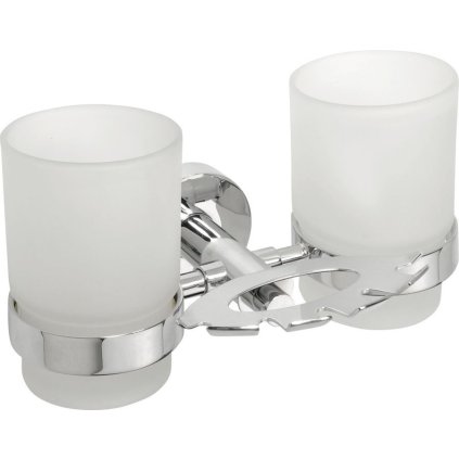Sapho, X-ROUND držák kartáčků včetně sklenic, chrom, XR900