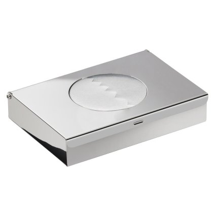 Sapho, Zásobník hygienických sáčků 13,4x26x9 cm, leštěný nerez, 2330