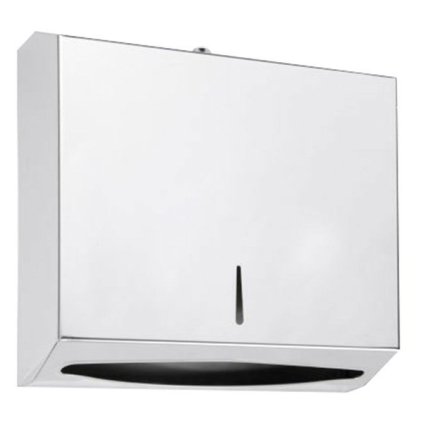 Sapho, Zásobník na papírové ručníky 285x265x105 mm, leštěná nerez, XP047