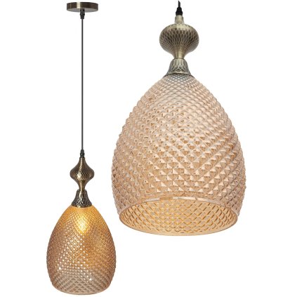 72498 toolight zavesne svietidlo amber app432 1cp osw 00561