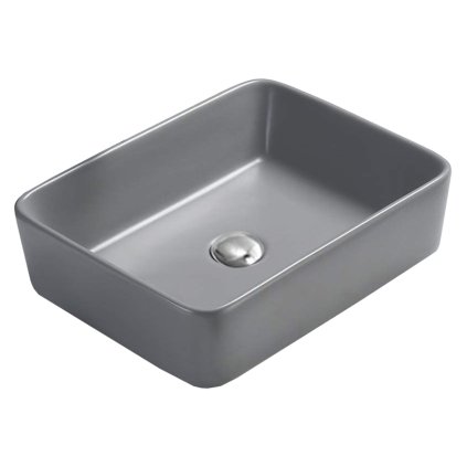 Mexen CATIA UMYVADLO, 48x37 CM, ŠEDÁ MATNÁ, 21314861