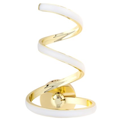 Toolight - LED nástěnná lampa SPRING UP APP830-W, zlatá, OSW-09182