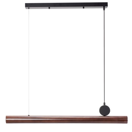 Toolight - LED stropní lampa APP969-1CP, hnědá-černá mřížka, OSW-07002