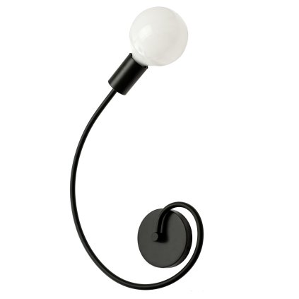 Toolight - Nástěnné svítidlo Loft 1xE27 60W APP743-1W, černá, OSW-01108