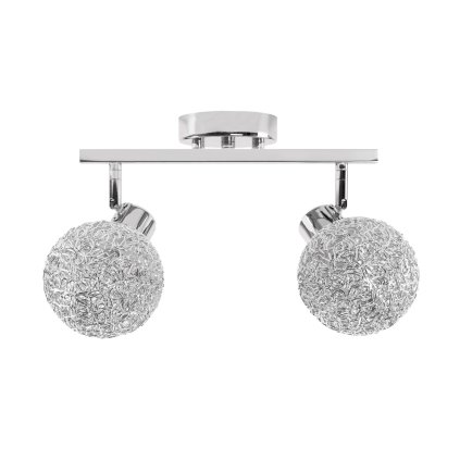 Toolight - Stropní lampa Glamour 2xE27 60W APP671-2C, chromová OSW-05641