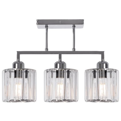 Toolight - Stropní svítidlo GLAMOUR 3xE27 392228, chromová, OSW-09685