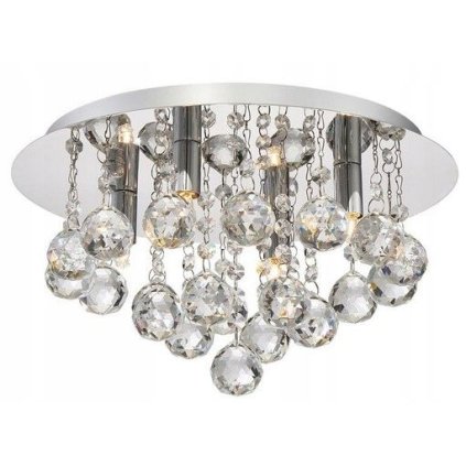 Toolight - Křišťálová stropní lampa Glamour 3xG9 APP403-C, chromová, OSW-00550