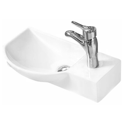 Mexen HUGO UMYVADLO, 45x24 CM, BÍLÁ, 21254500 L