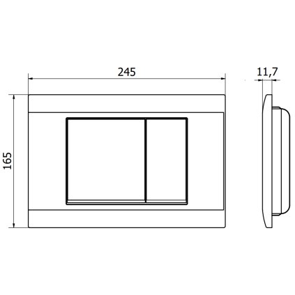 52795 2 mexen fenix 01 tlacidlo pre mexen modul leskly chrom 600101