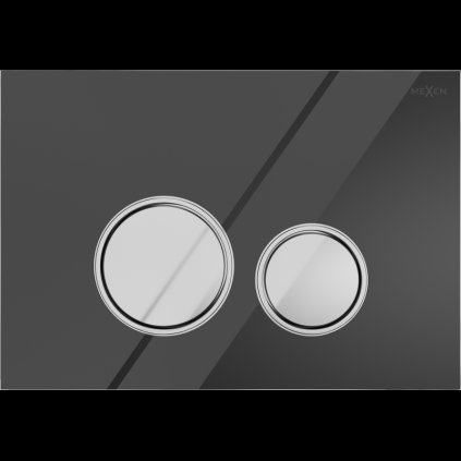 Mexen FENIX 06 - TLAČÍTKO PRO Mexen MODUL, Černé-sklo, 600623