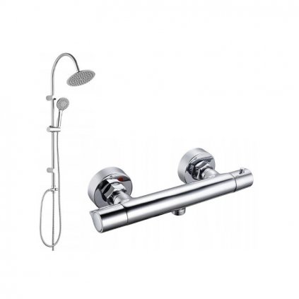 52939 5 mexen slim sprchovy set s nastennou termostatickou bateriou a hornym pripojenim sprchy chrom 77105 00 pg7 20ox