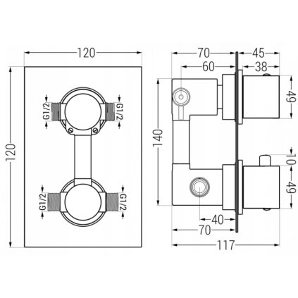 173427 mexen cube podomietkova sprchova sada dr02 s dazdovou sprchou 25cm zlata 77502dr0225 50