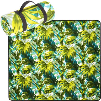 174249 10 tutumi vodeodporna piknik deka 130x150 cm zelena tur 06004