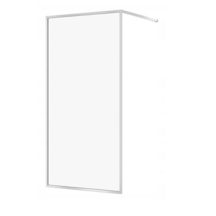 Cersanit Larga, Walk-In sprchová zástěna 100x200 cm, 8mm průhledné sklo, chromový profil, S932-136
