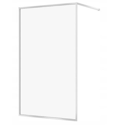 Cersanit Larga, Walk-In sprchová zástěna 120x200 cm, 8mm průhledné sklo, chromový profil, S932-137