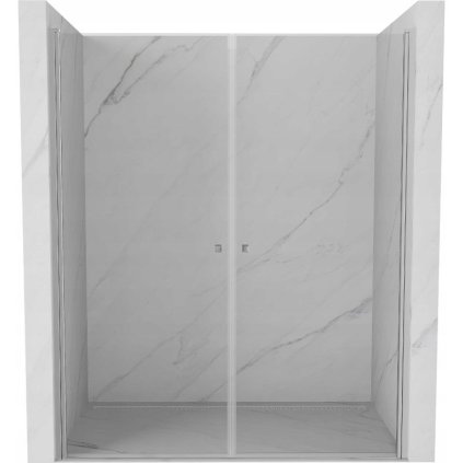 185904 6 mexen pretoria duo 2 kridlove sprchove dvere do otvoru 170 cm 6mm cire sklo chromovy profil 852 170 000 02 00