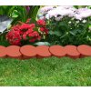 Bluegarden, palisáda z PVC na okraj trávníku 200 cm 12ks HD 7095, terracotta, OGR-68409