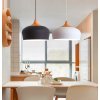 Toolight, závěsné svítidlo Bari 1xE27 APP181-1CP, černá-hnědá, OSW-00260