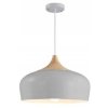 Toolight, závěsné svítidlo Bari 1xE27 APP182-1CP, šedá-hnědá, OSW-06614