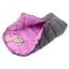 Tutumi, dětský spací pytel 90x47 cm 4v1, šedo-fialová, NAZ-04033