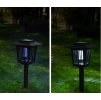Bluegarden, LED solární lampa proti hmyzu 15x15x27 cm J-22, černá, OGR-02107