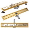 Rea Pro, lineární odtokový žlab 70cm GREEK, zlatá lesklá, REA-G8028