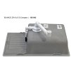 Blanco Zia XL 6 S, silgranitový dřez 1000x500x190 mm, 1-komorový, antracitová, 517568