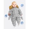 Tutumi, dětský zateplený overal 72-76cm, šedá, NAZ-12327