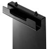 Rea Tori, koupelnová závěsná polička 40x9,5x75,5 cm, černá matná, REA-85000