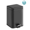 Gedy, ARGENTA Odpadkový koš 5l, Soft Close, černá matná, 230914