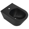 Sapho, AVVA bidet závěsný 35,5x53 cm, černá matná, 100324-110