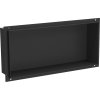 Mexen X-Wall-NR, polička na zapuštění pod obklad bez límce 45 x 20 cm, černá matná, 1971452010