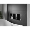 Mexen X-Wall-NR, polička na zapuštění pod obklad bez límce 90 x 30 cm, černá matná, 1971903010S
