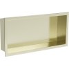 Mexen X-Wall-R, polička na zapuštění na obklad s límcem 45 x 20 cm, zlatá lesklá, 1950452010