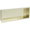 Mexen X-Wall-R, polička na zapuštění na obklad s límcem 60 x 20 cm, zlatá lesklá, 1950602010