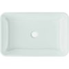 Mexen Megan, skleněné umyvadlo na desku 56 x 36 x 11 cm, bílá, 24135630