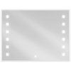 Mexen Ner, LED koupelnové zrcadlo s podsvícením 80x60 cm, 6000K, ochrana proti zamlžování, 9809-080-060-611-00